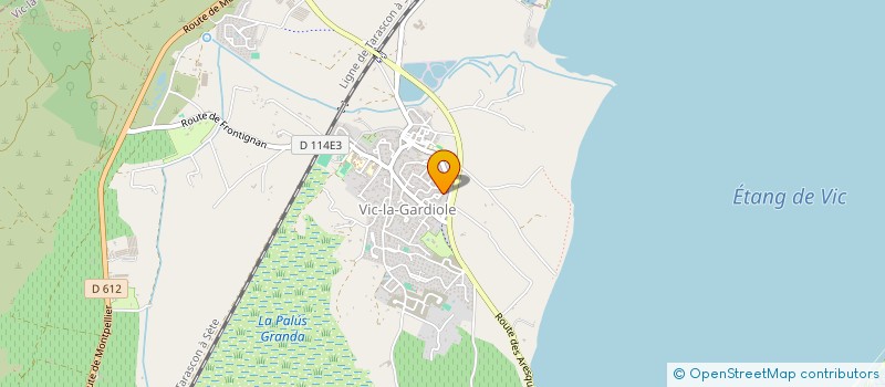localisation de l'entreprise DES MARAICHERS  VIC-LA-GARDIOLE