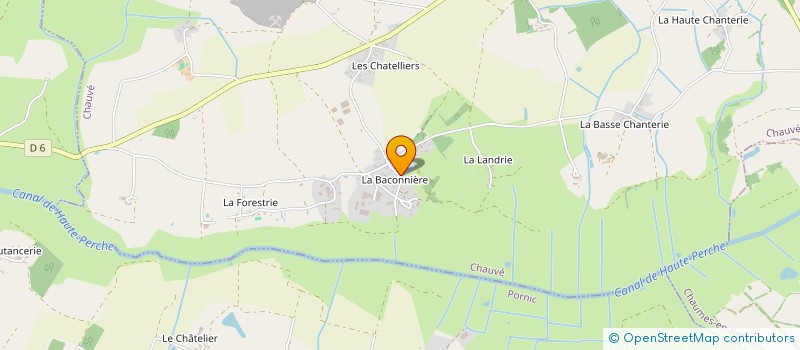 localisation de l'entreprise DES MARAIS  CHAUVE