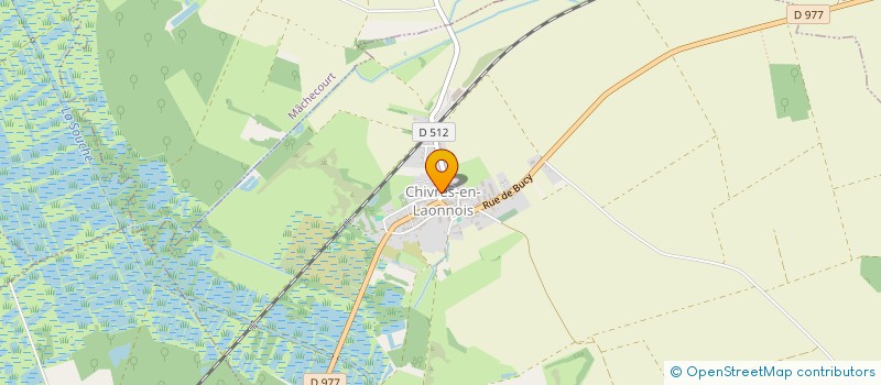 localisation de l'entreprise DES MARAIS BAUDETS  CHIVRES-EN-LAONNOIS