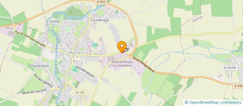 localisation de l'entreprise DES MARCELINES  MATHA