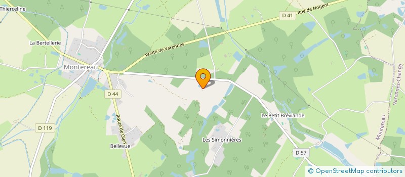 localisation de l'entreprise DES MARCHAIS à MONTEREAU