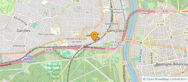 localisation de l'entreprise DES MARCHES EN SOI à SAINT-CLOUD