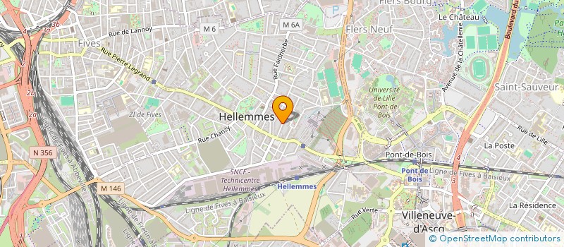 localisation de l'entreprise DES MARCHES VERS DIEU à LILLE
