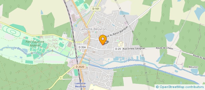 localisation de l'entreprise DES MARGUERITES  LAMOTTE-BEUVRON