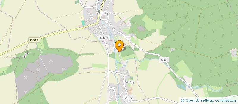 localisation de l'entreprise DES MARGUERITES  BRECY