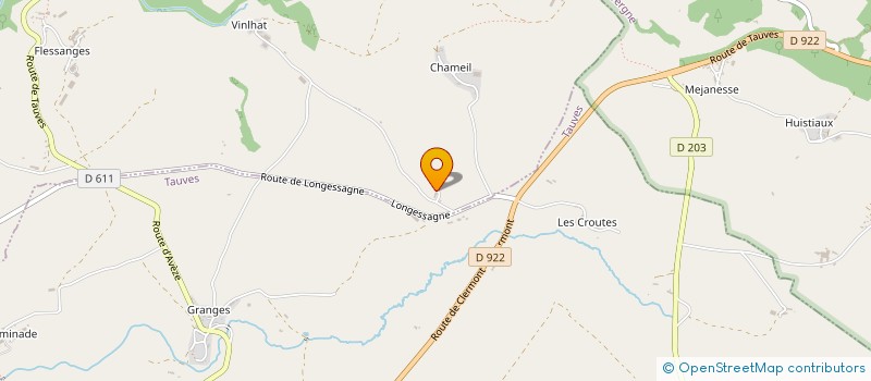 localisation de l'entreprise DES MARMOTTES  AVEZE