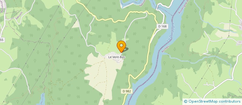 localisation de l'entreprise DES MARRONNIERS  NEUVIC