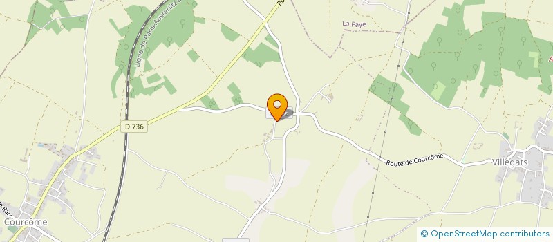 localisation de l'entreprise DES MARTRES  COURCOME