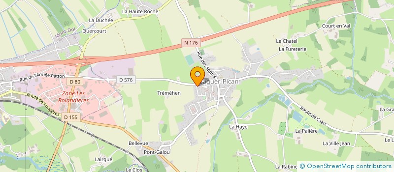 localisation de l'entreprise DES MASSES  BAGUER-PICAN