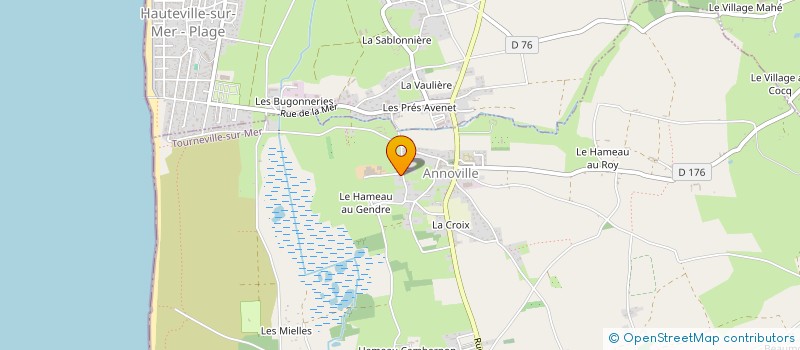 localisation de l'entreprise DES MATELOTS  TOURNEVILLE-SUR-MER