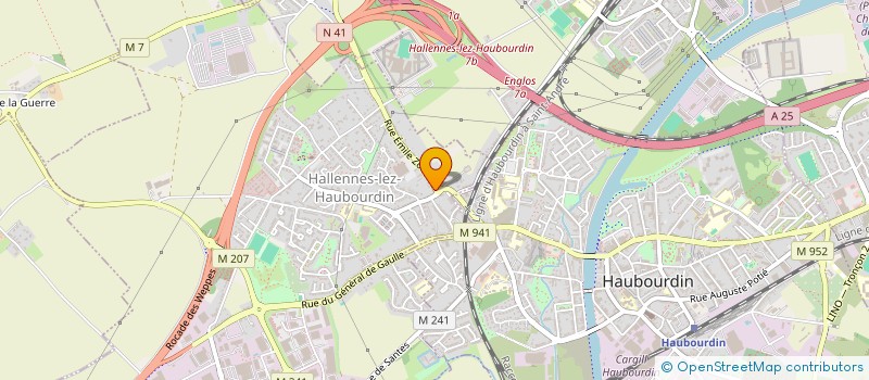 localisation de l'entreprise DES MAUX DE ZOLA  HALLENNES-LEZ-HAUBOURDIN