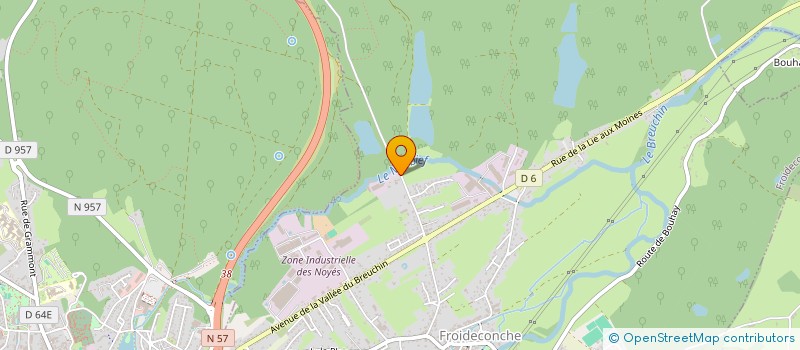 localisation de l'entreprise DES MERISIERS  FROIDECONCHE