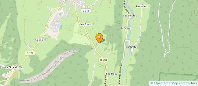 localisation de l'entreprise DES MESANGES 26  SAINT-AGNAN-EN-VERCORS