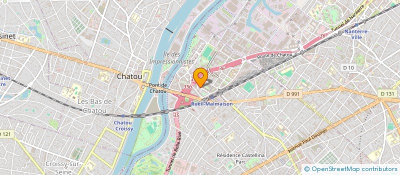 localisation de l'entreprise DES METS & DES MAINS  RUEIL-MALMAISON