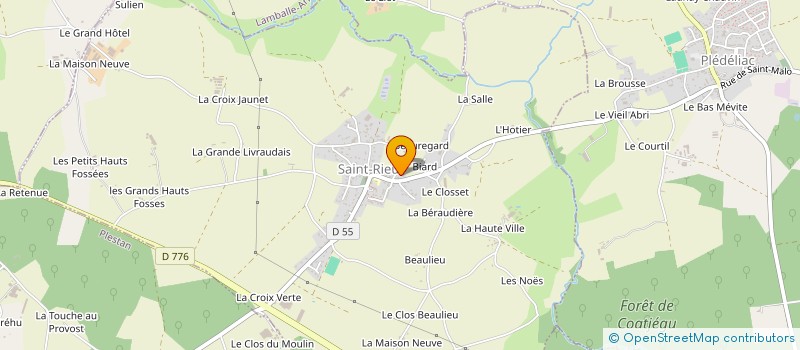 localisation de l'entreprise DES MEZIERES  SAINT-RIEUL