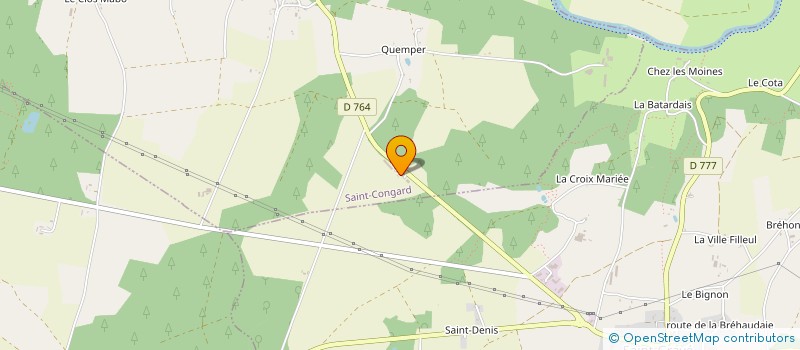 localisation de l'entreprise DES MILLE PLUMES à SAINT-CONGARD