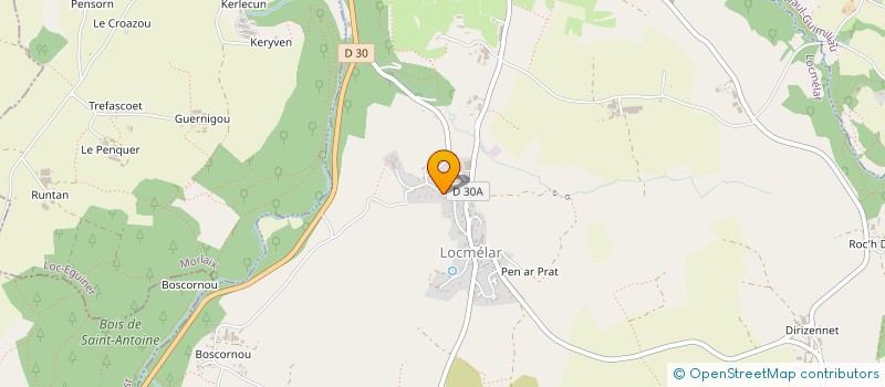 localisation de l'entreprise DES MILLEPERTUIS à LOCMELAR