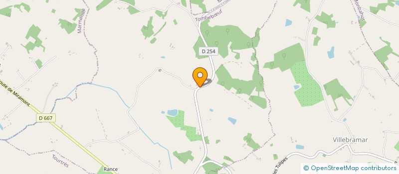 localisation de l'entreprise DES MIMOSAS  TOMBEBUF