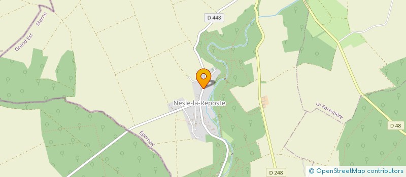 localisation de l'entreprise DES MINES  NESLE-LA-REPOSTE