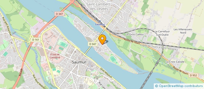 localisation de l'entreprise DES MOINES  SAUMUR