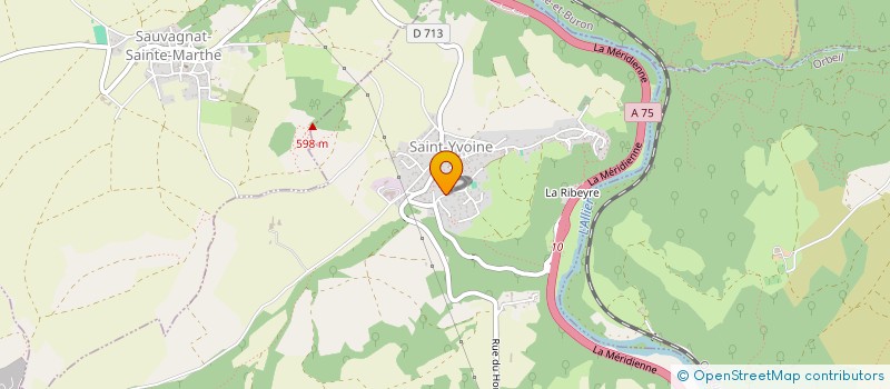 localisation de l'entreprise DES MONDOURY  SAINT-YVOINE