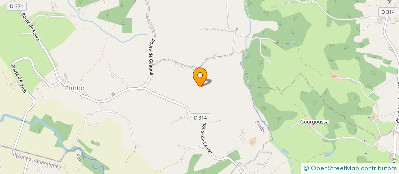 localisation de l'entreprise DES MONGES  MIRAMONT-SENSACQ