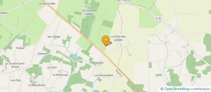 localisation de l'entreprise DES MONTBELIARDES à FEGREAC
