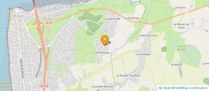 localisation de l'entreprise DES MONTS à SAINT-BREVIN-LES-PINS