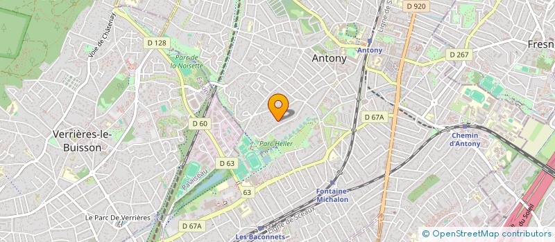 localisation de l'entreprise DES MONTS MALGIE à ANTONY