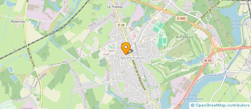 localisation de l'entreprise DES MORANDS  MONTCHANIN