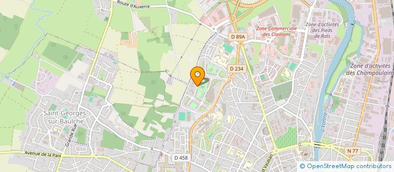 localisation de l'entreprise DES MOTARDS POUR LAURINE (DMPL) à AUXERRE