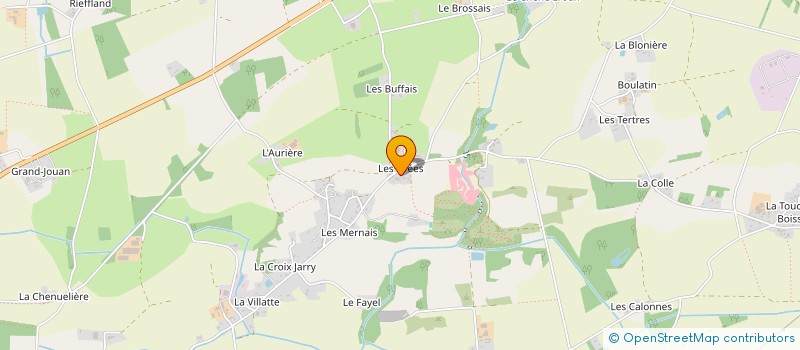 localisation de l'entreprise DES MOTS  NOZAY