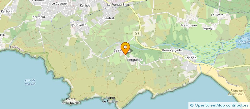 localisation de l'entreprise DES MOTS DANS LES NUAGES  CAMARET-SUR-MER