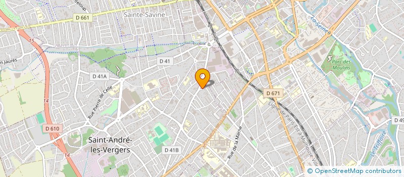 localisation de l'entreprise DES MOTS SUR LE ZINC  SAINT-ANDRE-LES-VERGERS