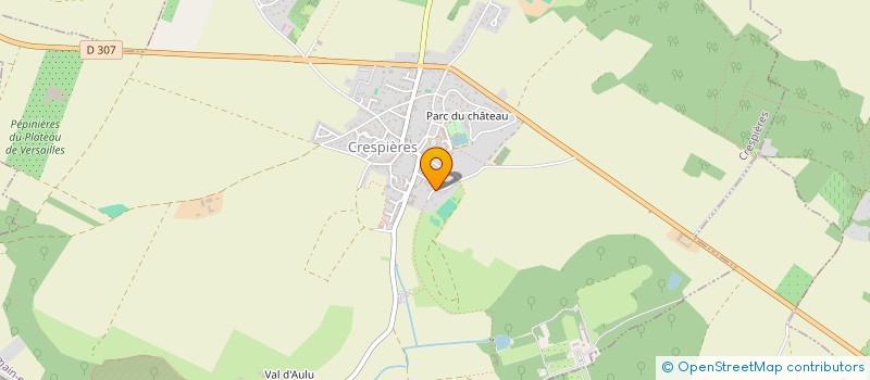 localisation de l'entreprise DES MOULINS  CRESPIERES