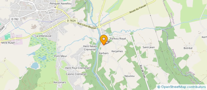 localisation de l'entreprise DES MOUNIES  SCAER