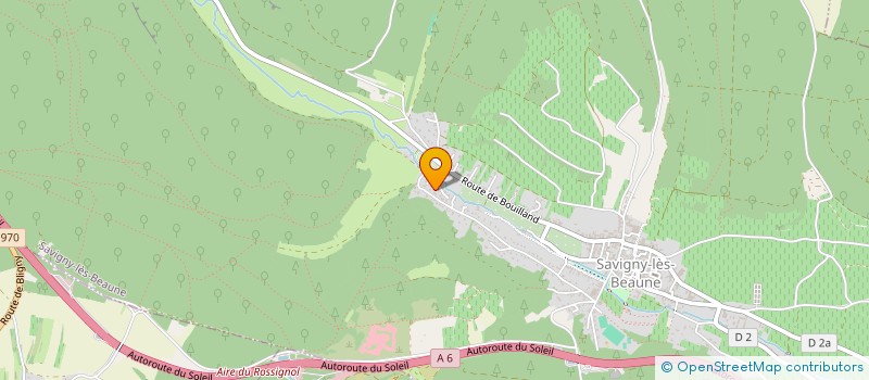 localisation de l'entreprise DES MOUTIERS  SAVIGNY-LES-BEAUNE