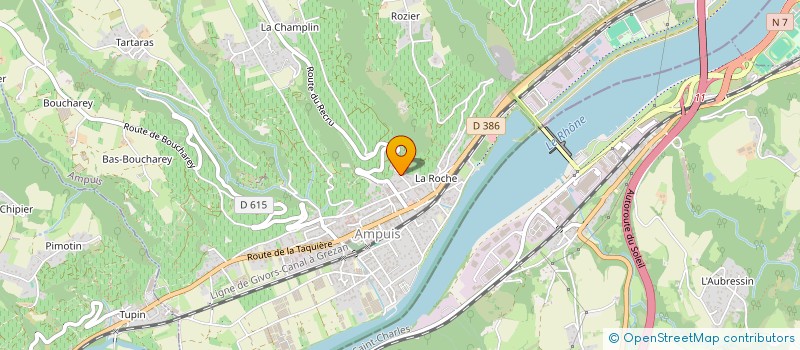 localisation de l'entreprise DES MOUTONNES  AMPUIS