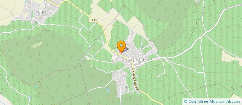 localisation de l'entreprise DES MOYENS  CRAMANT