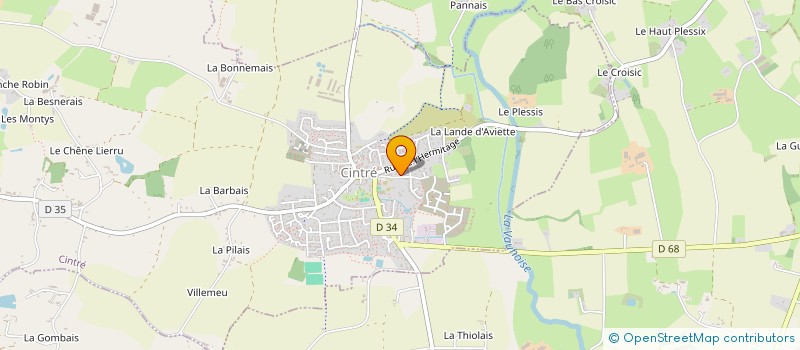 localisation de l'entreprise DES MULETIERS  CINTRE