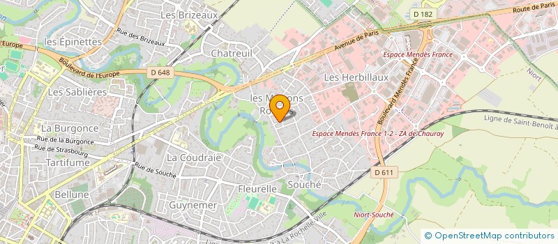 localisation de l'entreprise DES MUSCICIENS à NIORT