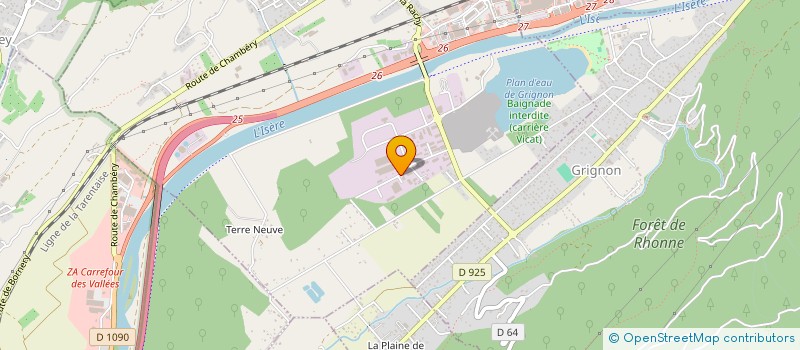 localisation de l'entreprise DES NANTS  GILLY-SUR-ISERE