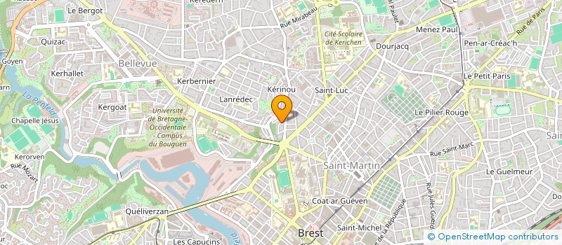localisation de l'entreprise DES NIDS DHOM à BREST