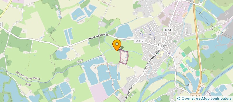 localisation de l'entreprise DES NOES  ALLONNES