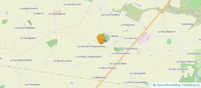 localisation de l'entreprise DES NOIRES ET BLONDS à CHEMILLE-EN-ANJOU