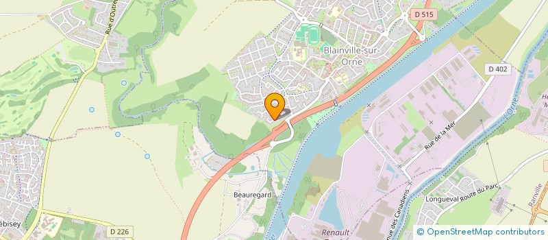 localisation de l'entreprise DES NORMANDS DANS LE VENT  BLAINVILLE-SUR-ORNE