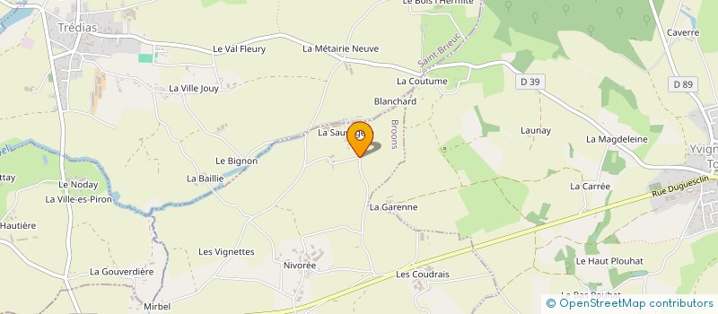localisation de l'entreprise DES NOYERS à BROONS