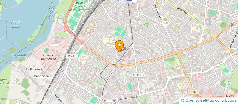 localisation de l'entreprise DES NUAGES DANS LA TETE à ANGERS