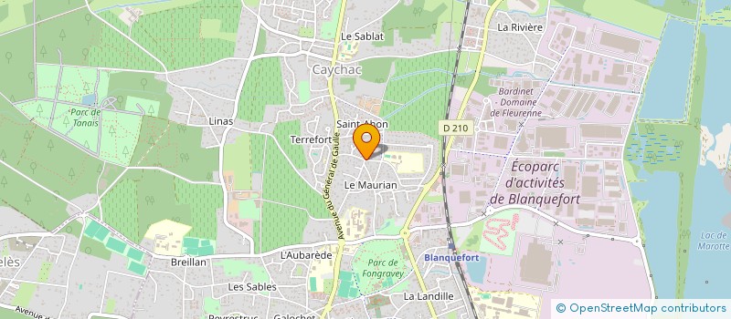 localisation de l'entreprise DES-OBA à BLANQUEFORT