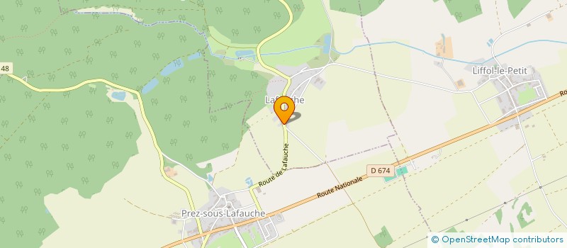 localisation de l'entreprise DES OEILLETS à LAFAUCHE